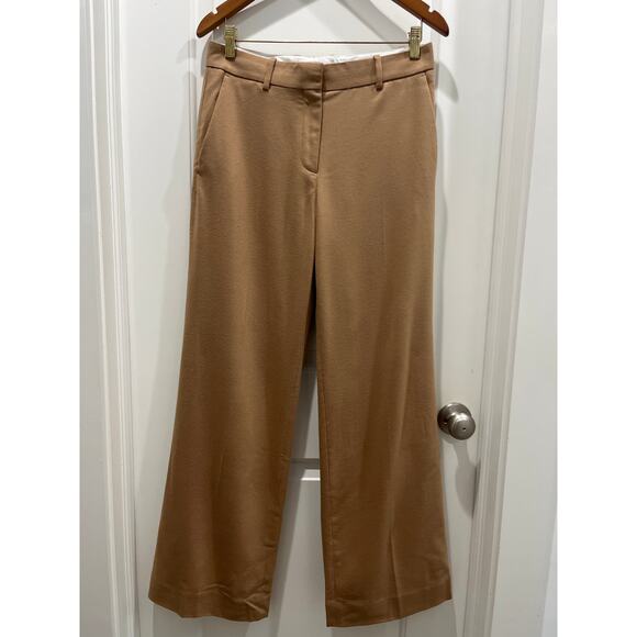 Everlane Straight-Leg Trouser In Tailor Twill Khaki Sz 2 - Picture 2 of 9